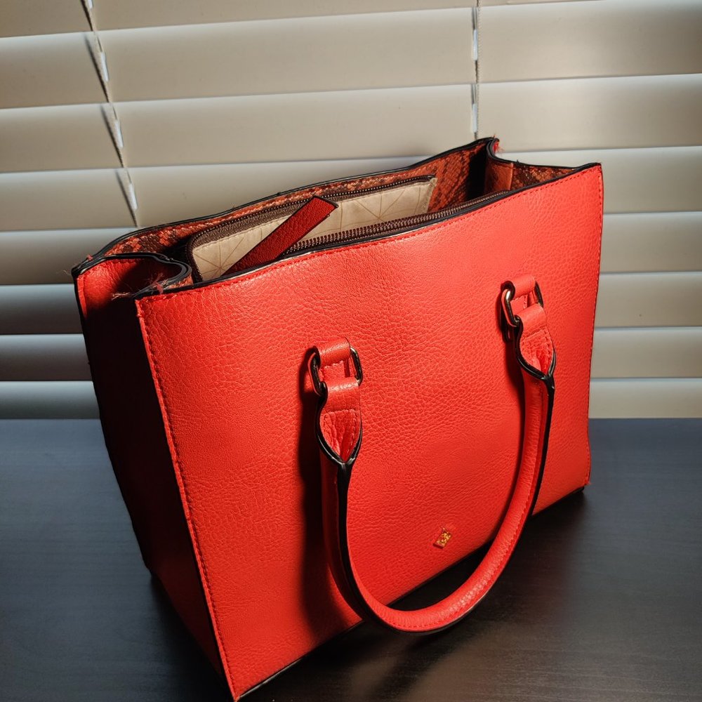 Call It Spring: Red/Orange Handbag - Picture 2 of 3